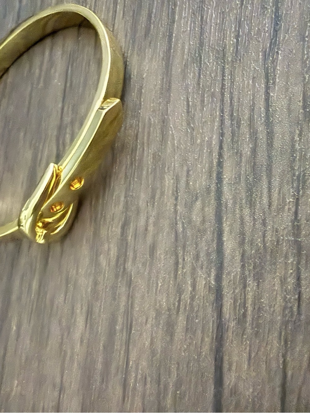 T.J.Maxx Shiny Gold Hinge Bracelet